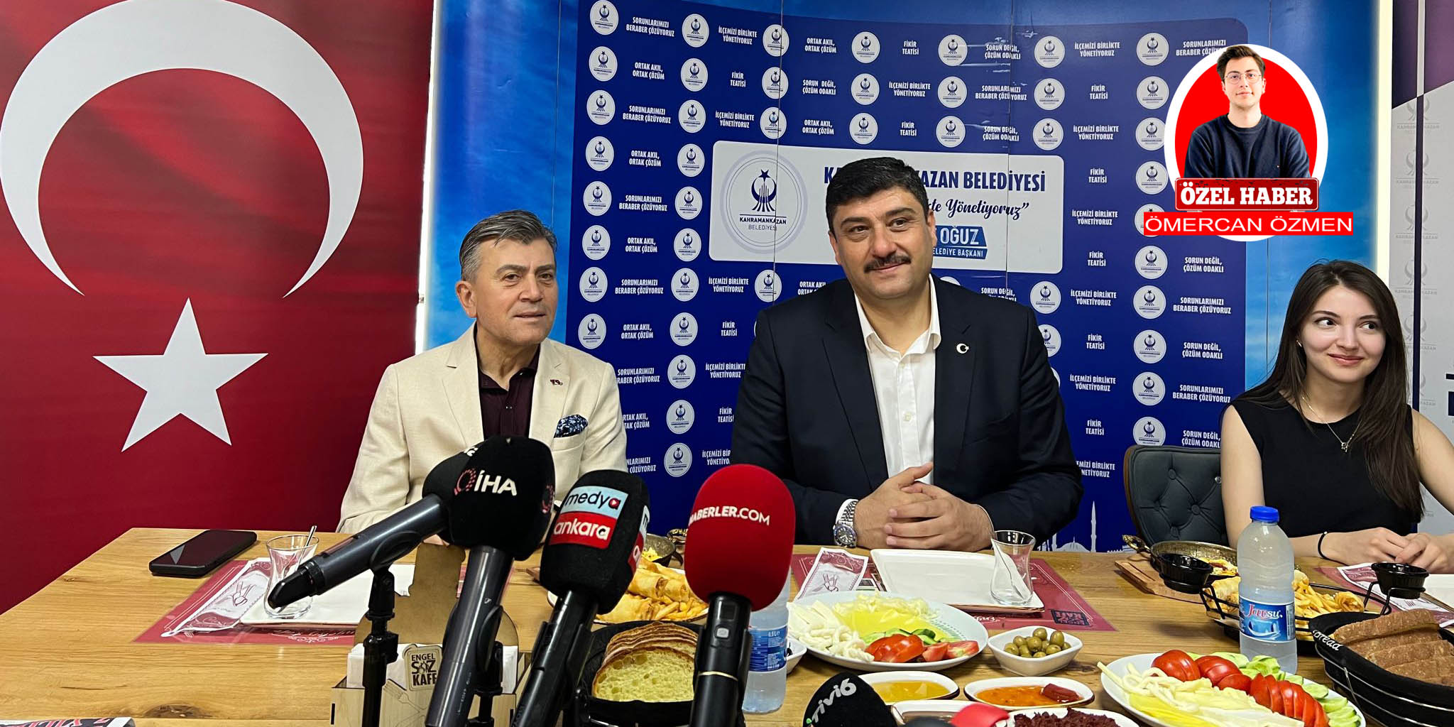 Serhan Oğuz ‘delikanlı’ Kahramankazan’ı gazetecilere anlattı