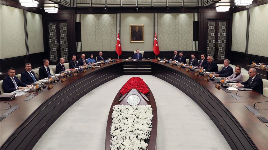 Cumhurbaşkanlığı Kabinesi, Erdoğan'ın başkanlığında toplandı!