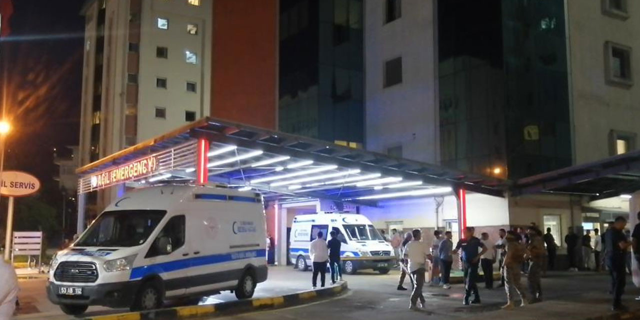 Rize'de acil serviste korkutan olay: Silahla vahşet saçtı, 5 kişi yaralandı