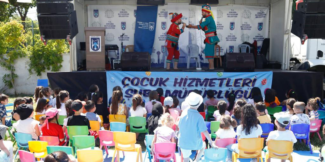 Ankara’da ‘Erken Öğrenme Festivali’nde çocukların yüzü güldü