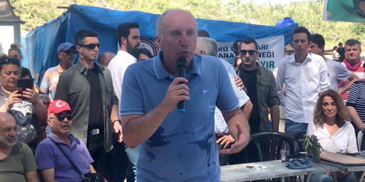 Muharrem İnce Akbelen’de protesto edildi!