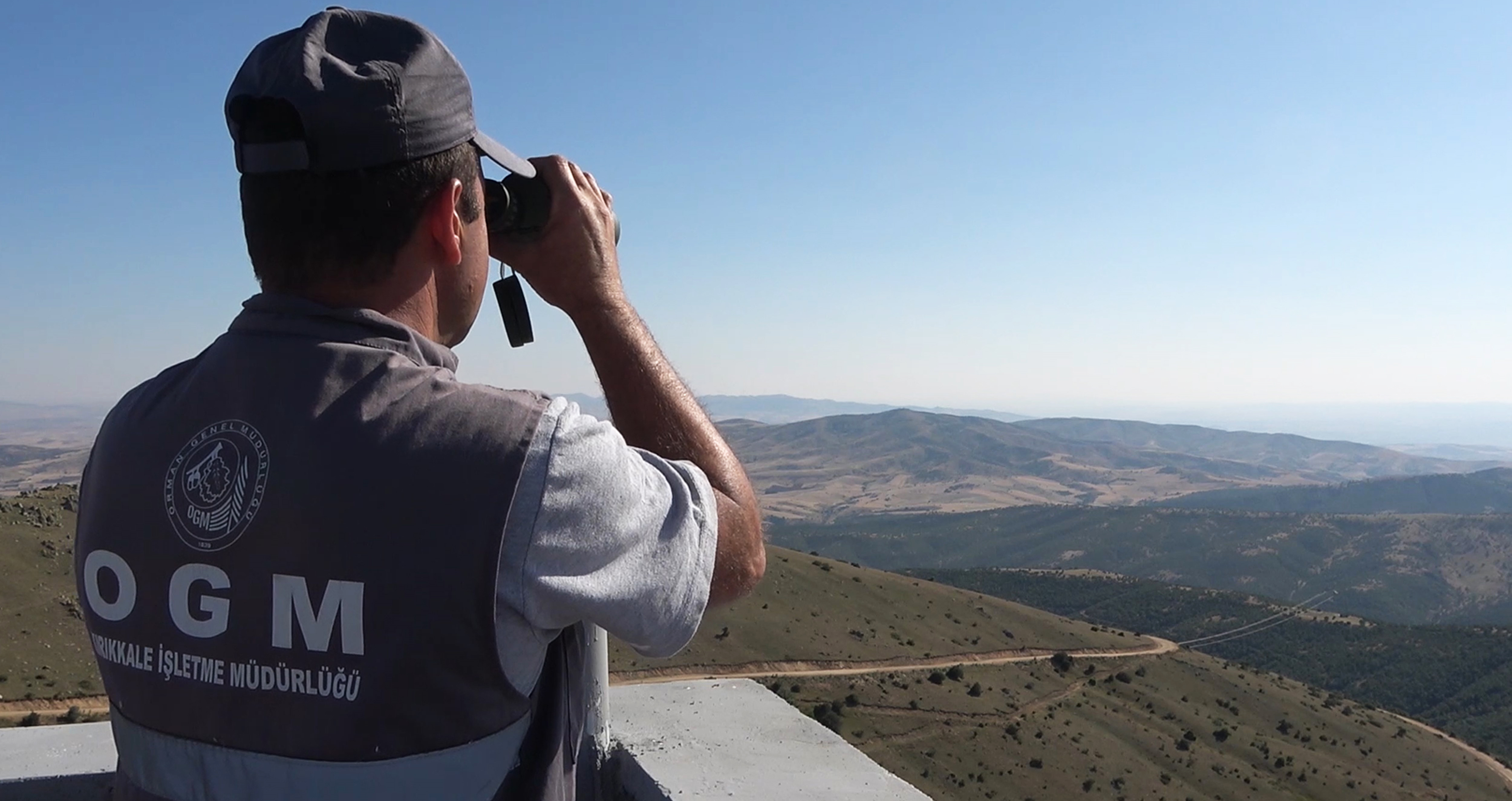 Kırıkkale'de bin 760 rakımlı zirvede yangın nöbeti