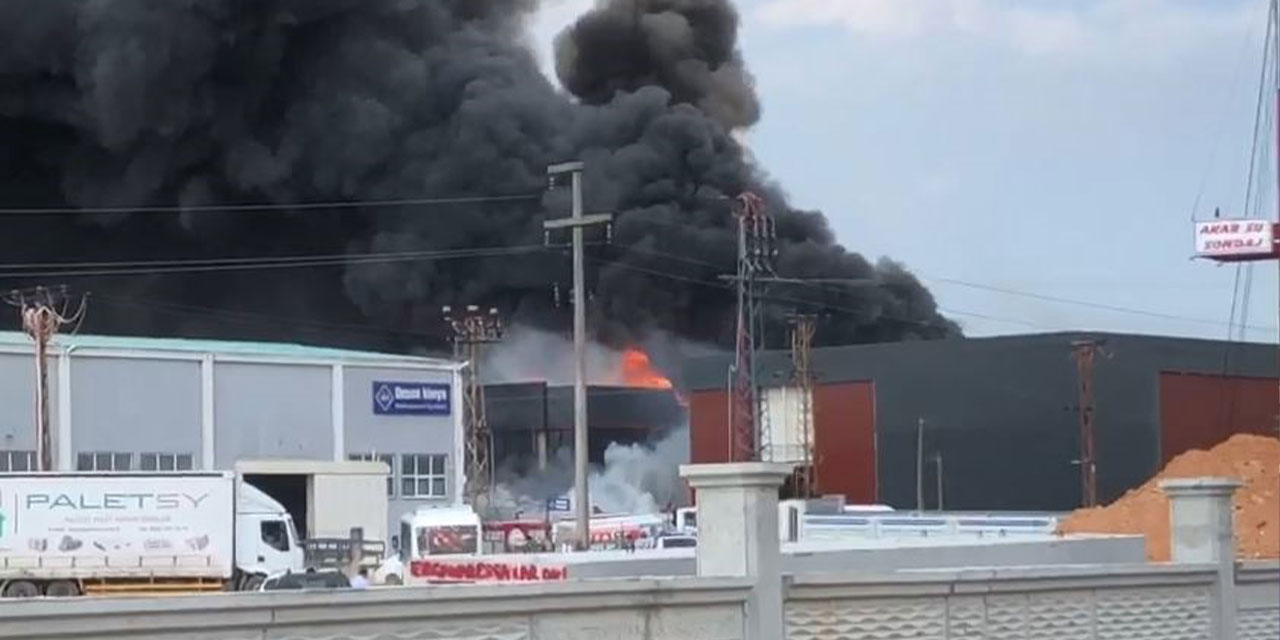 Tekirdağ’da kimya fabrikasında  çıkan yangın kontrol altına alındı