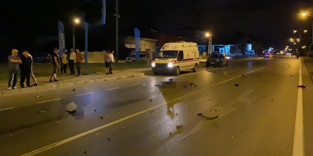 Samsun'da motosiklet ve otomobil çarpıştı: 1 ölü