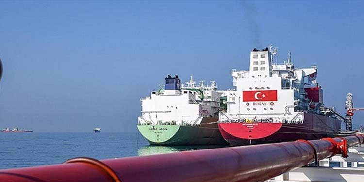 Cezayir’den çıkan dev gemi, Türkiye’ye geliyor