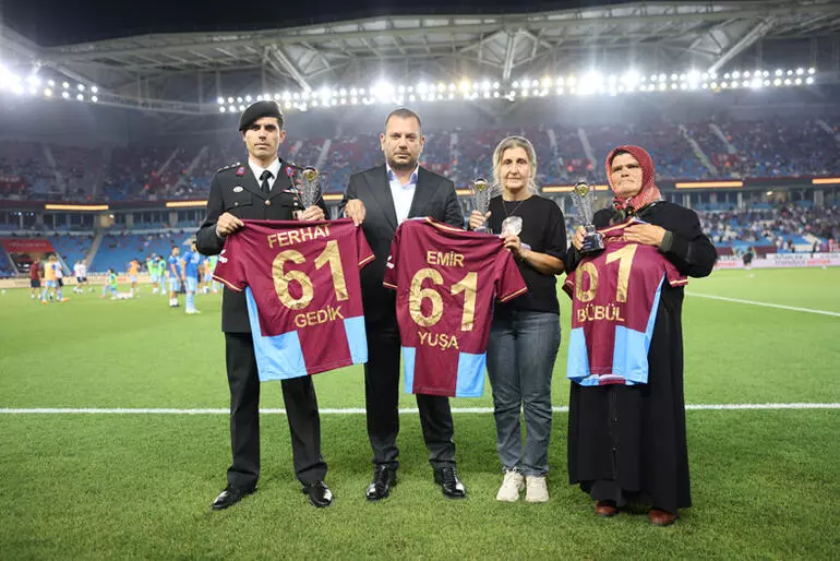Trabzonspor'dan anlamlı hareket! Şehit Eren Bülbül unutulmadı
