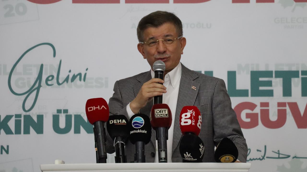 Davutoğlu: Yerel seçime Gelecek Partisi logosu ve ismiyle gireceğiz