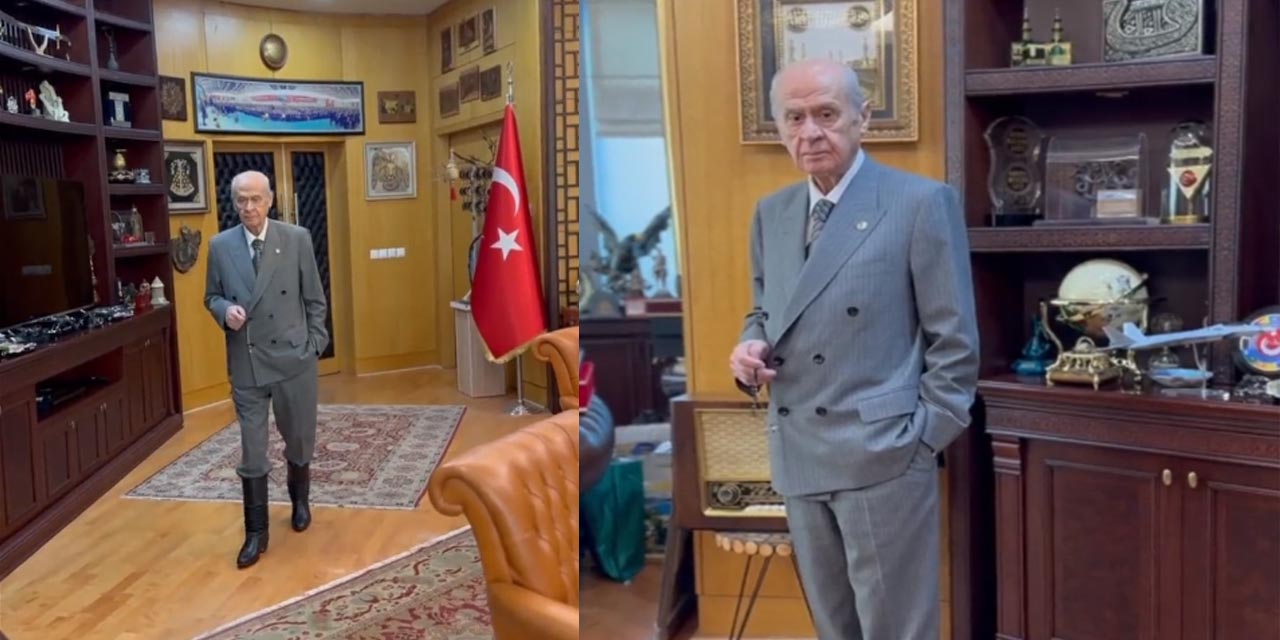 Devlet Bahçeli’nin çizmeli görüntüsü gündem oldu