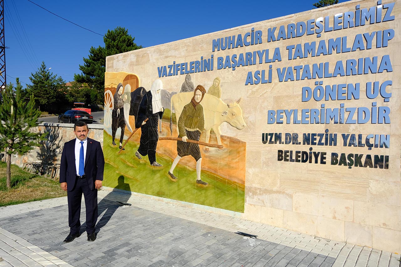 Yozgat'ta Selanik Parkı ve Mübadele Abidesi tamamlandı