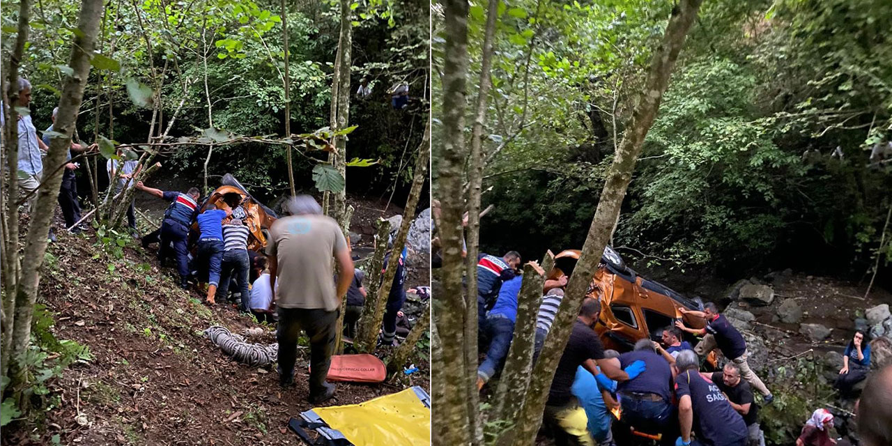 Giresun’da trafik kazası: 1 ölü, 4 yaralı