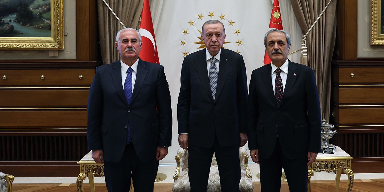 Cumhurbaşkanı Erdoğan, Yargıtay Başkanı ve Yargıtay Cumhuriyet Başsavcısını kabul etti