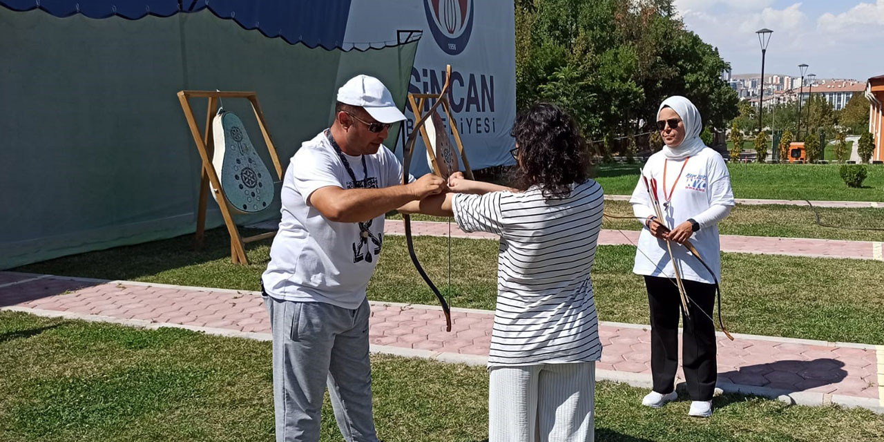 Sincan'da okçuluk kursuna yoğun ilgi!