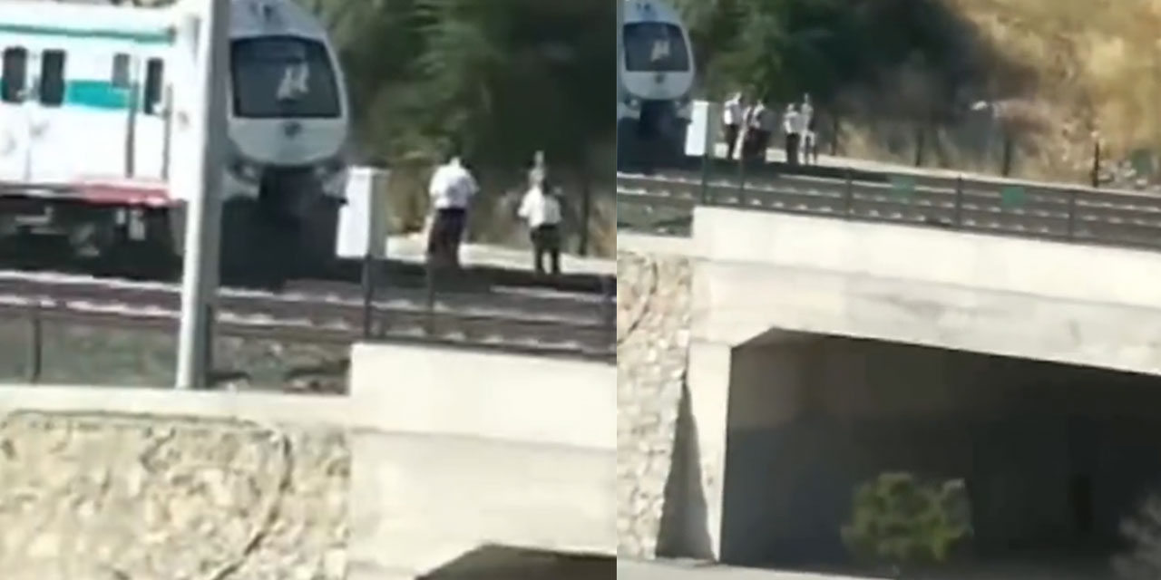 Ankara Kayaş'ta tren raylarında intihar girişimi: İki tren zar zor durabildi