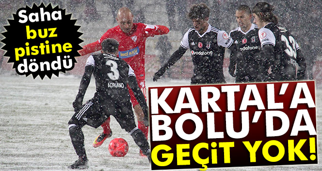 Kartal'a Bolu'da geçit yok