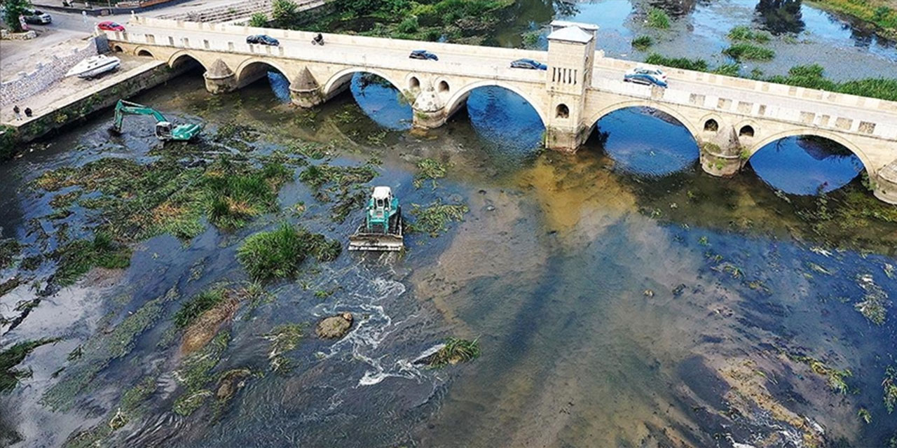 Tunca Nehri temizleniyor!