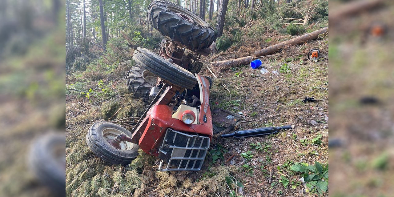 Kastamonu'da traktör devrildi: Sürücüsü altında kalarak hayatını kaybetti