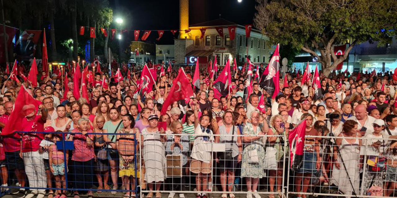 Bodrum'da 30 Ağustos coşkuyla kutlandı!