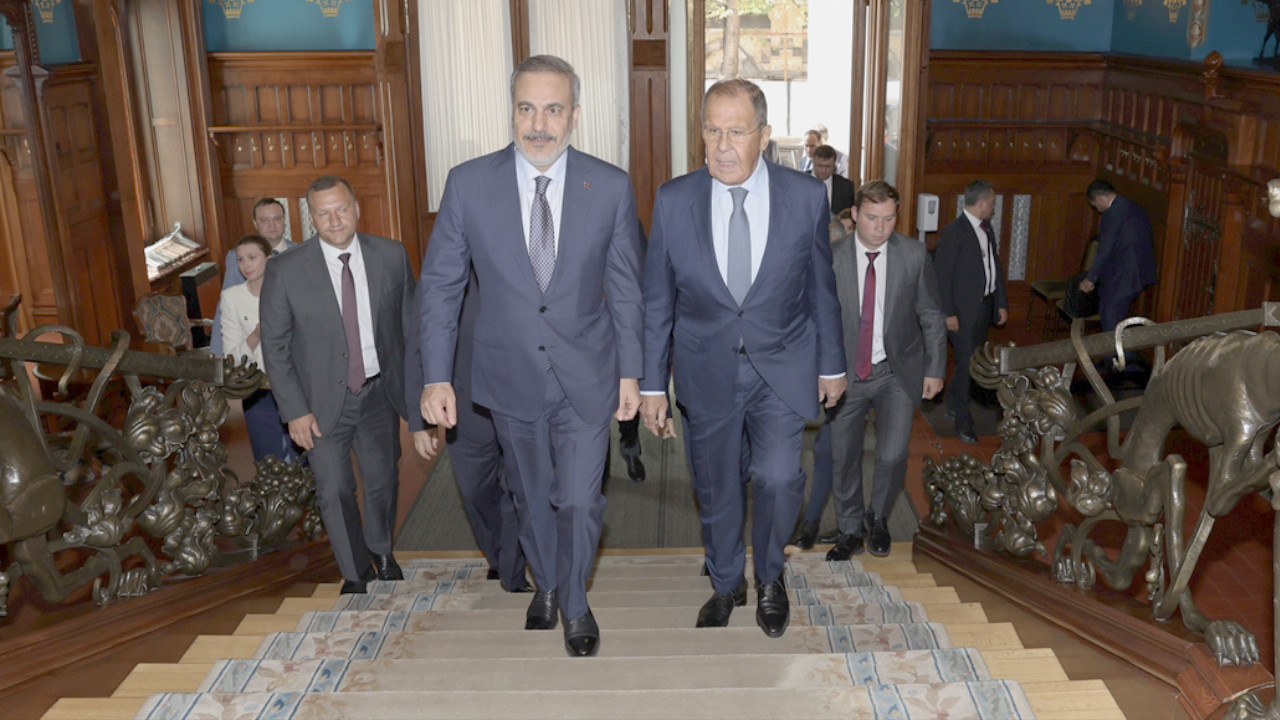 Fidan ve Lavrov, Moskova'da bir araya geldi
