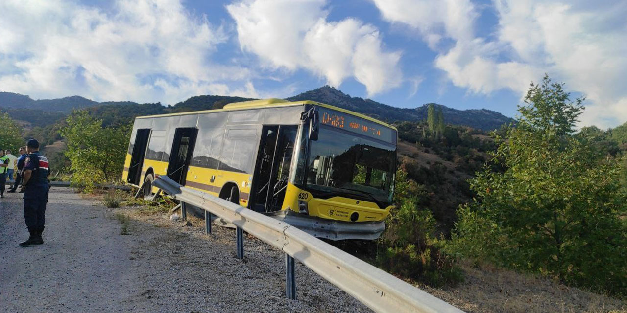 Bursa'da otobüs kazası meydana geldi: 10 kişi yaralandı