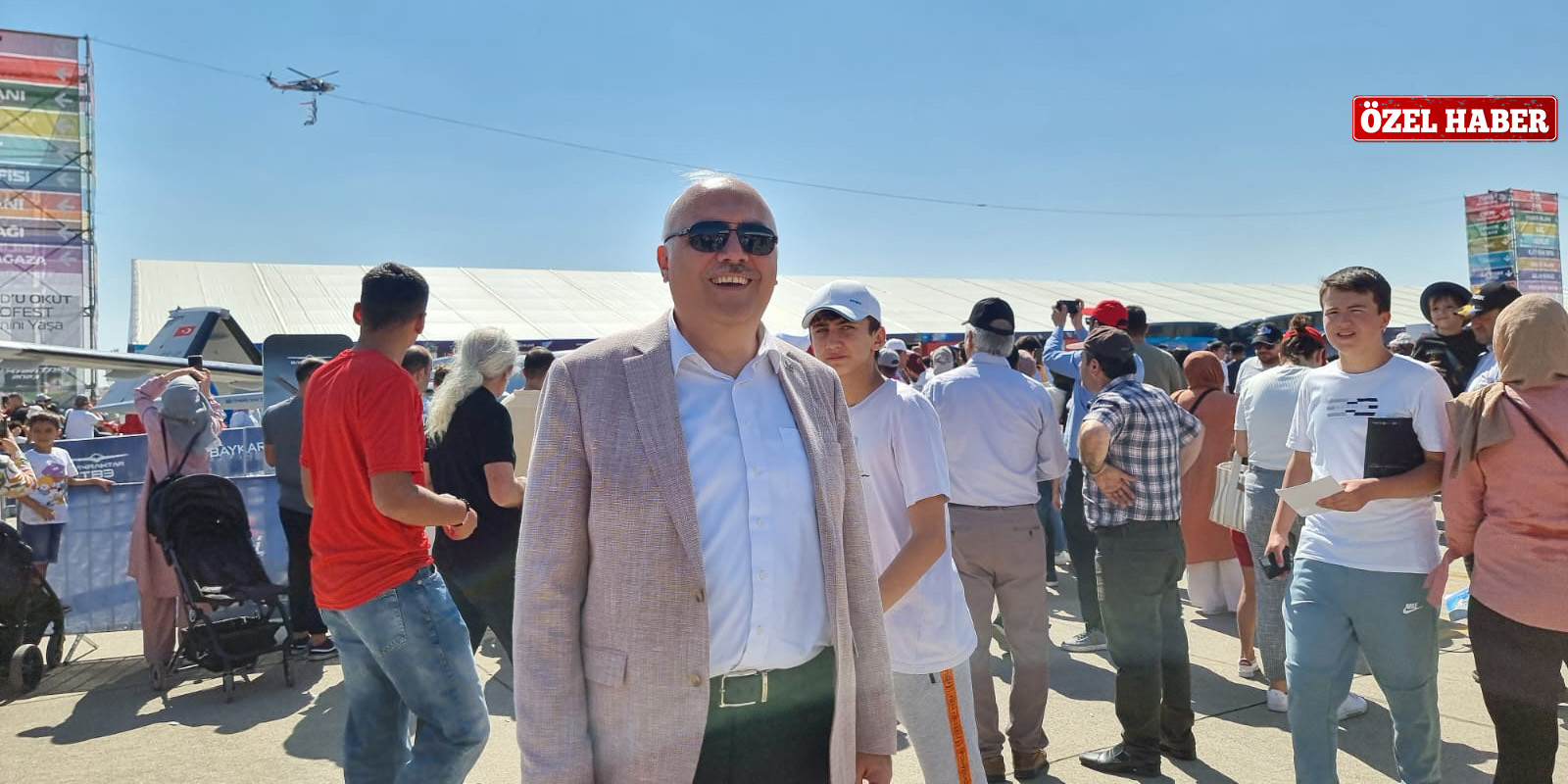 Kızılcahamam Belediye Başkanı Acar, TEKNOFEST'i ziyaret etti