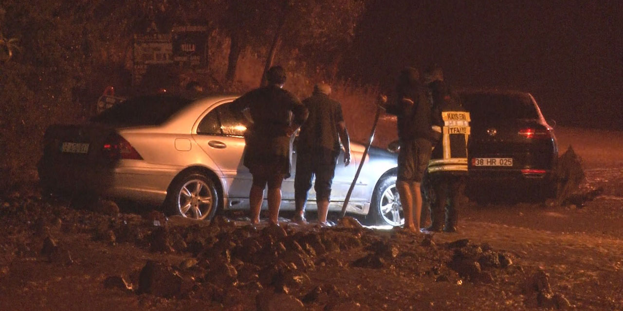 Kayseri'de sağanak yağış sele neden oldu!