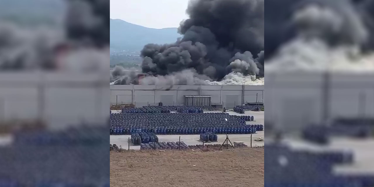 İzmir’de bir fabrikada yangın çıktı!
