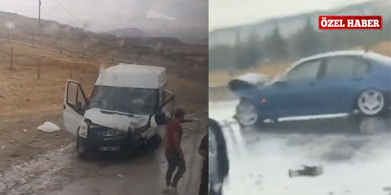 Ankara'da trafik kitlendi, art arda trafik kazası yaşandı