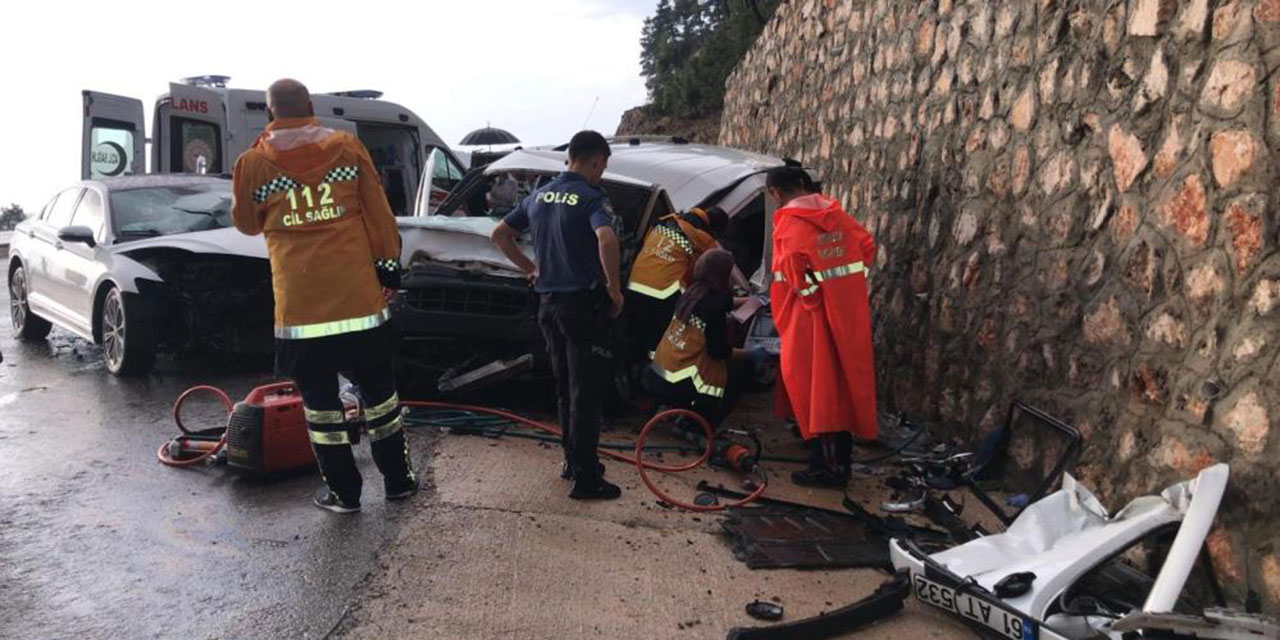 Antalya Akseki'de trafik kazası!