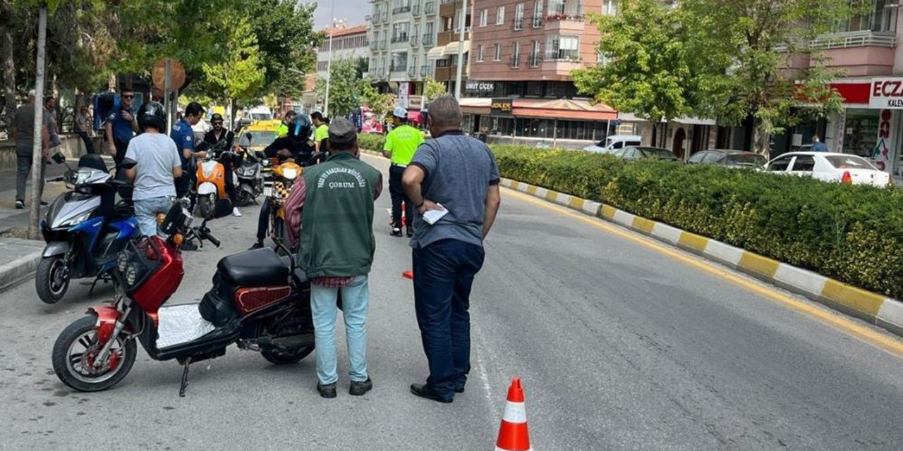 Çorum'da asayiş için sıkı denetim!