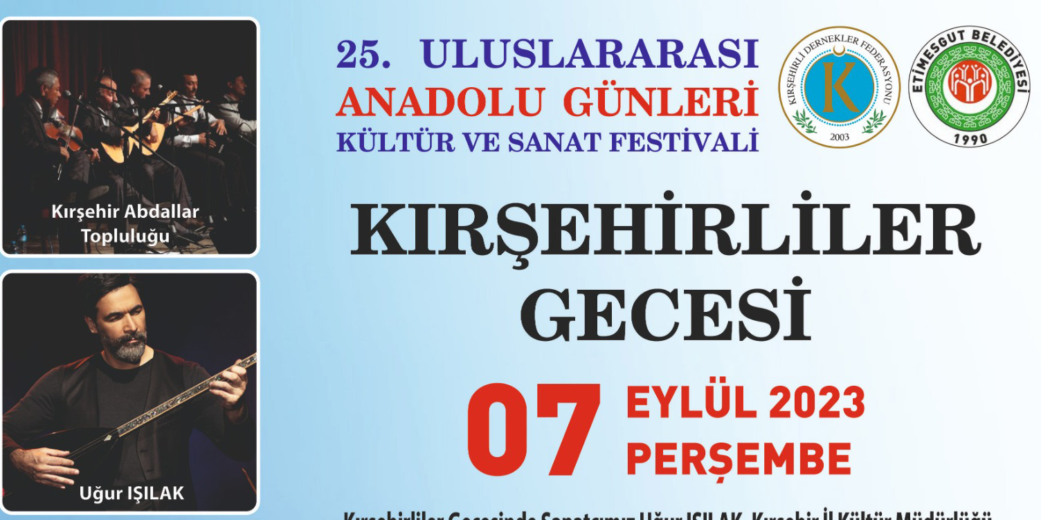 Ankara’daki Kırşehirliler yarın Etimesgut’ta buluşuyor