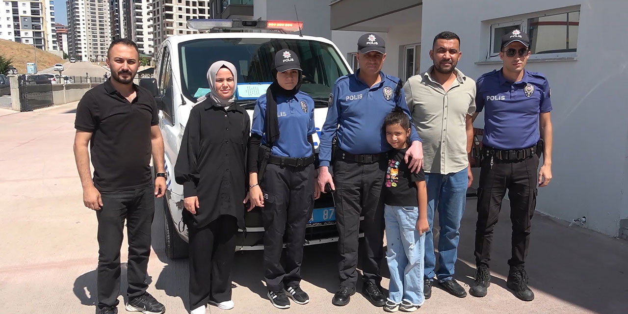 Kırıkkale’de yaşayan ve polis olmak isteyen genç kıza polislerden anlamlı jest