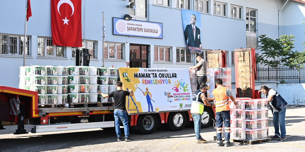 Mamak Belediyesi öğrencilerin yanında olmaya devam ediyor