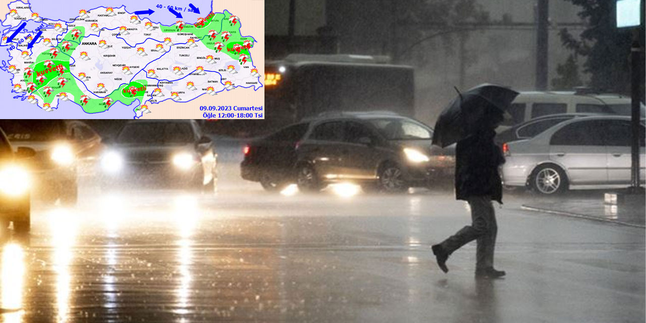 Meteoroloji'den Ankara’nın bazı ilçelerine sağanak ve sel uyarı!