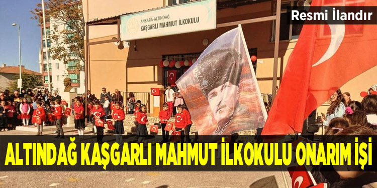 Altındağ Kaşgarlı Mahmut İlkokulu onarım işi