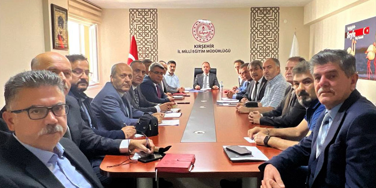 Kırşehir İl Millî Eğitim Müdürü Gülşen'den Ahilik haftası için toplantı