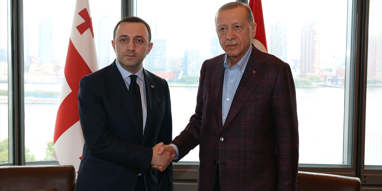 Cumhurbaşkanı Erdoğan, Gürcistan Başbakanı Irakli Garibaşvili'yi kabul etti