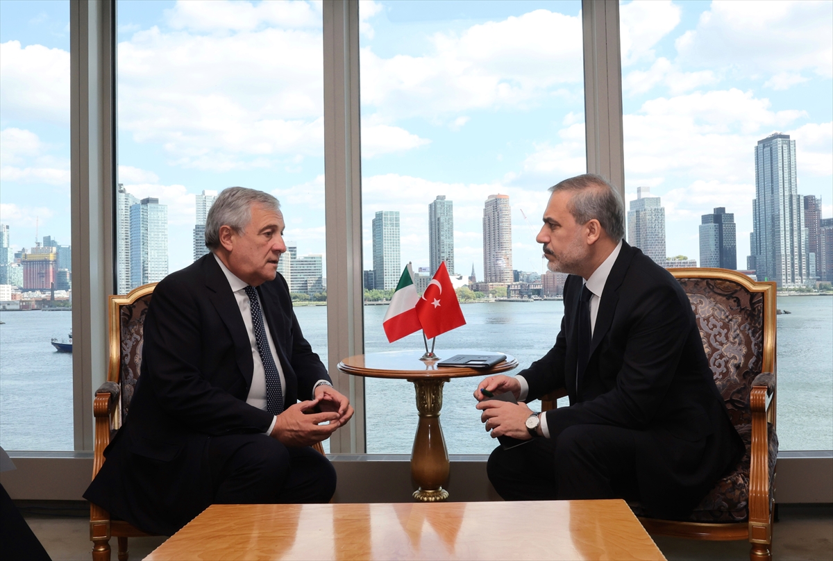 Dışişleri Bakanı Fidan, New York'ta İtalyan mevkidaşı Tajani ile görüştü