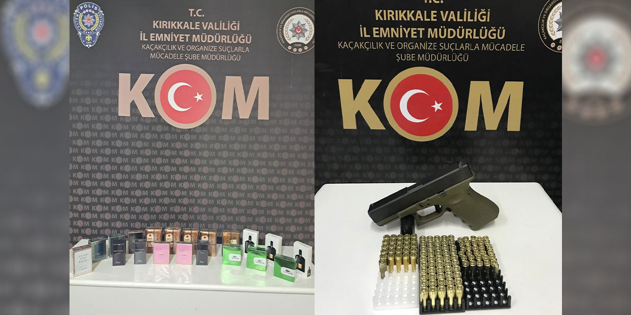 Kırıkkale’de düzenlenen operasyonda kaçak tütün ve kozmetik ürün ele geçirildi