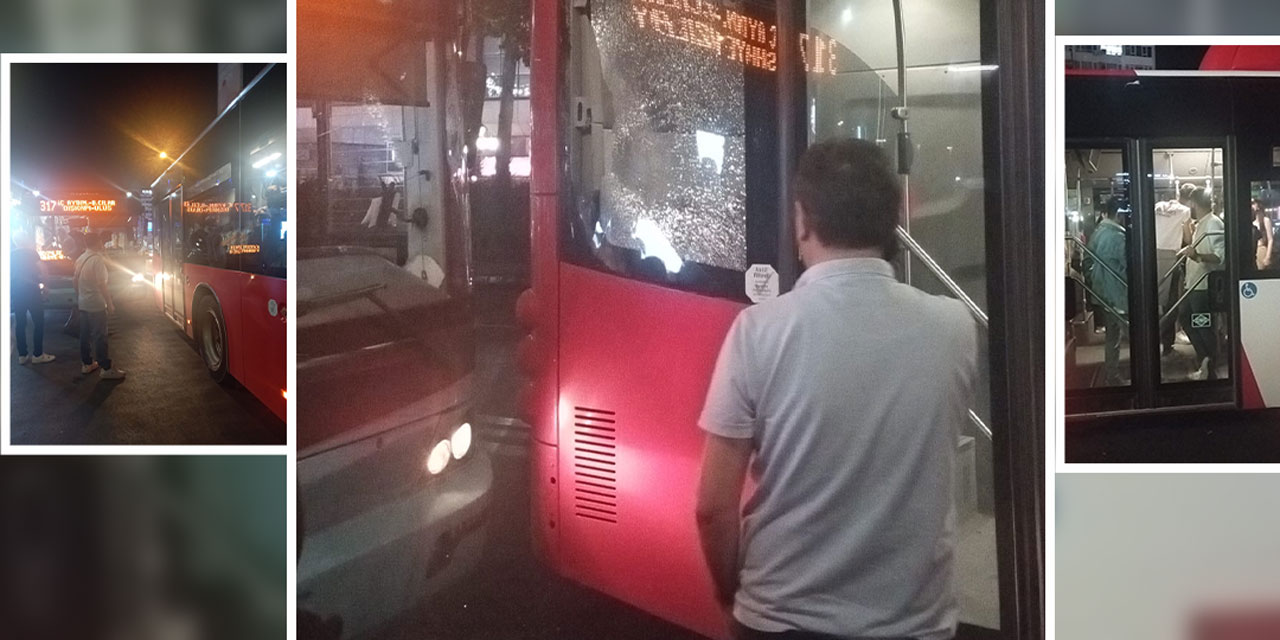 Güvenpark'ta otobüs kazası: 1 yaralı