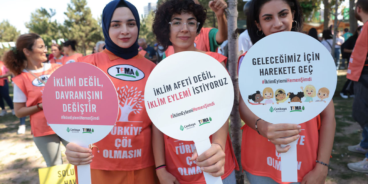 Ankara’da Çankaya Belediye ve TEMA Vakfının düzenlediği İklim Panayırı renkli görüntülere sahne oldu!