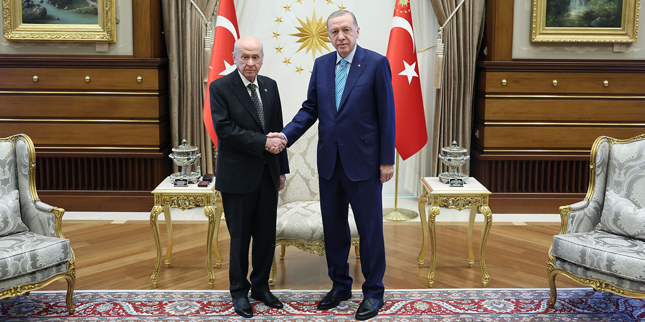 Erdoğan ve Bahçeli zirvesi sona erdi