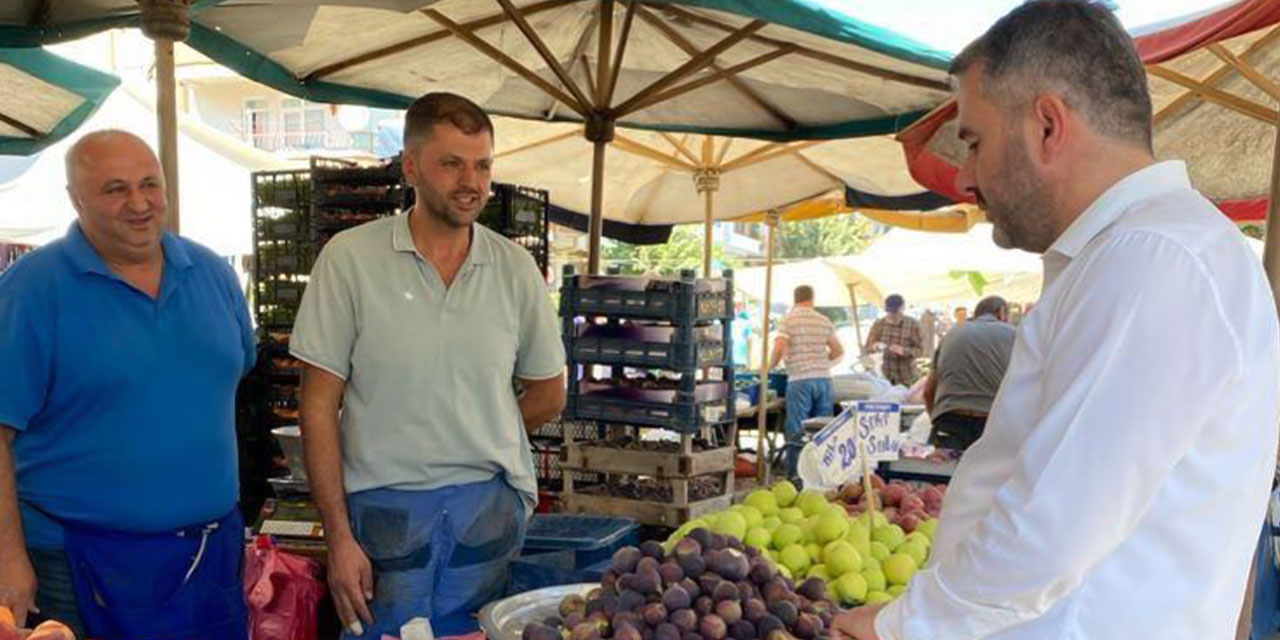 Başkan Çetin, Pursaklar’da pazar denetimi yaptı
