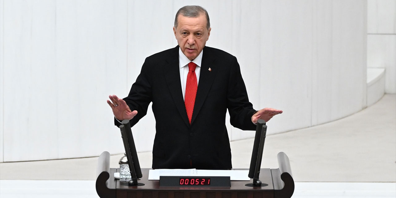 Cumhurbaşkanı Erdoğan TBMM'de konuştu