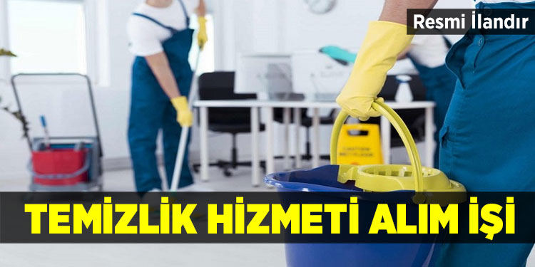 Temizlik hizmeti alım işi