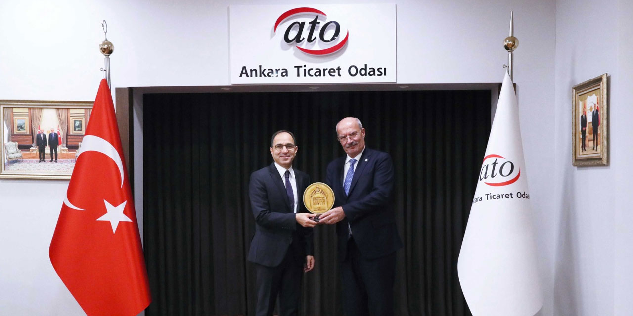 Türkiye’nin Moskova Büyükelçisi Bilgiç, ATO Başkanı Baran’ı ziyaret etti