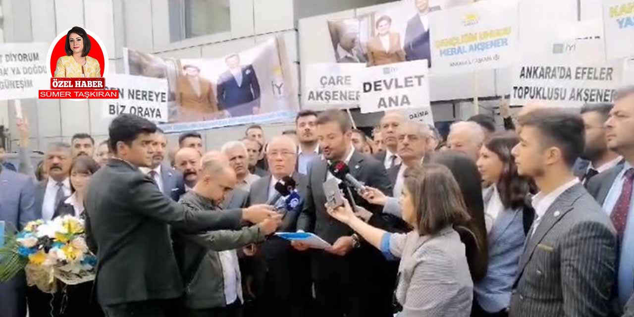 İYİ Parti Ankara İl'den Akşener'e destek açıklaması geldi