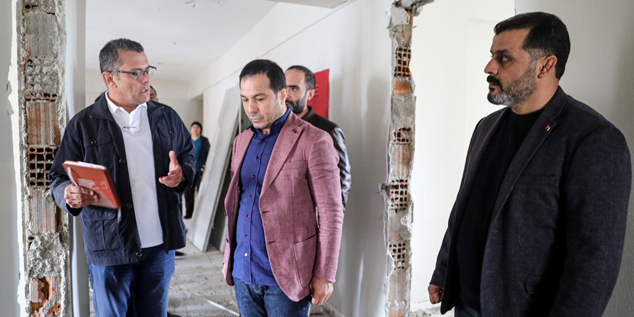 Güreş Federasyonu Başkanı Eroğlu, Elmadağ'da incelemelerde bulundu