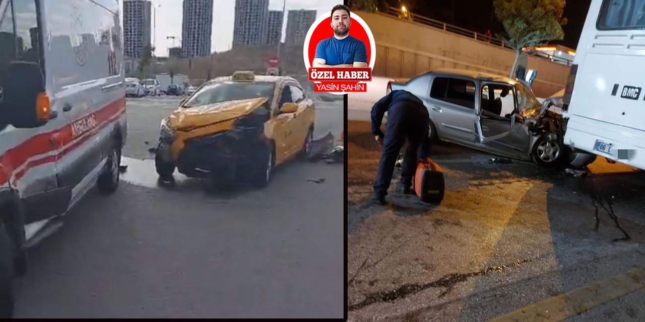 Ankara’nın farklı bölgelerinde trafik kazaları yaşandı: Hastaneye giderken canından oluyordu!