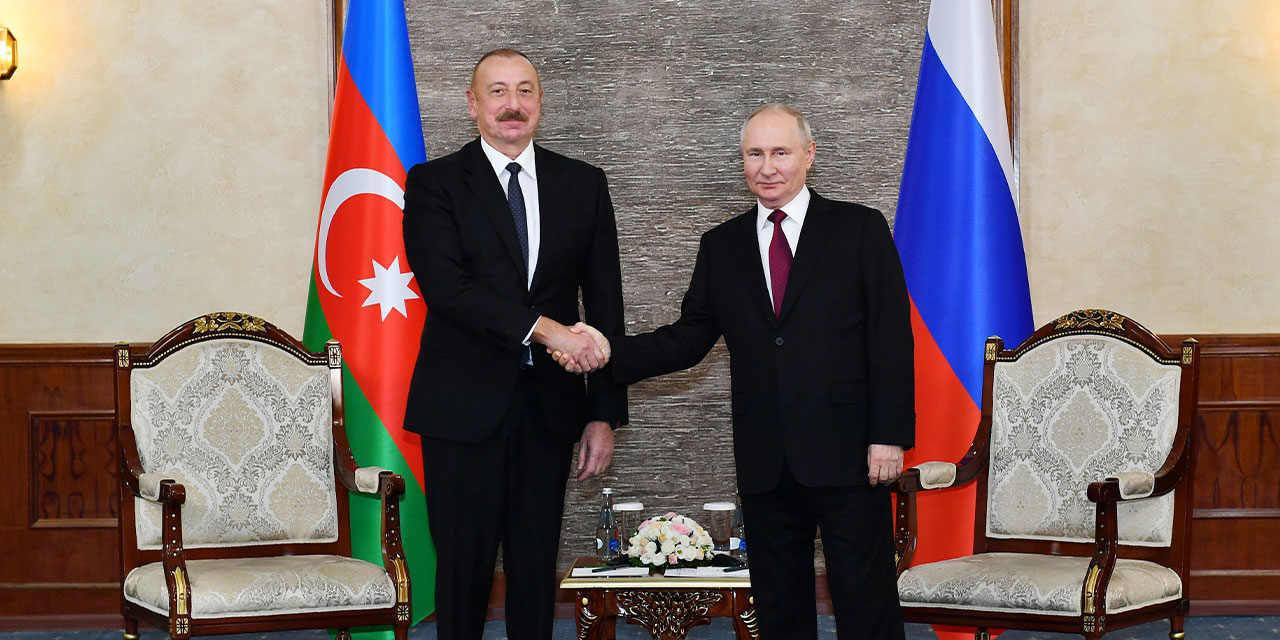 Azerbaycan Cumhurbaşkanı Aliyev, Putin’le bir araya geldi