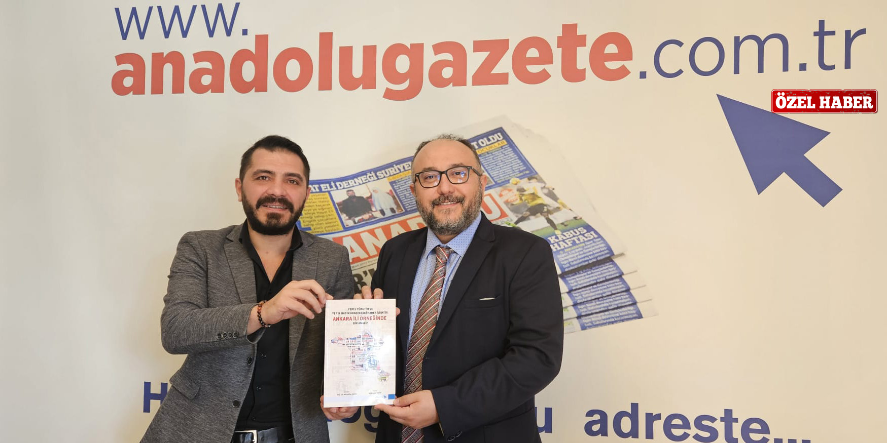 Gazeteci Ali Baran Fayık, anadolugazete.com.tr’yi ziyaret etti